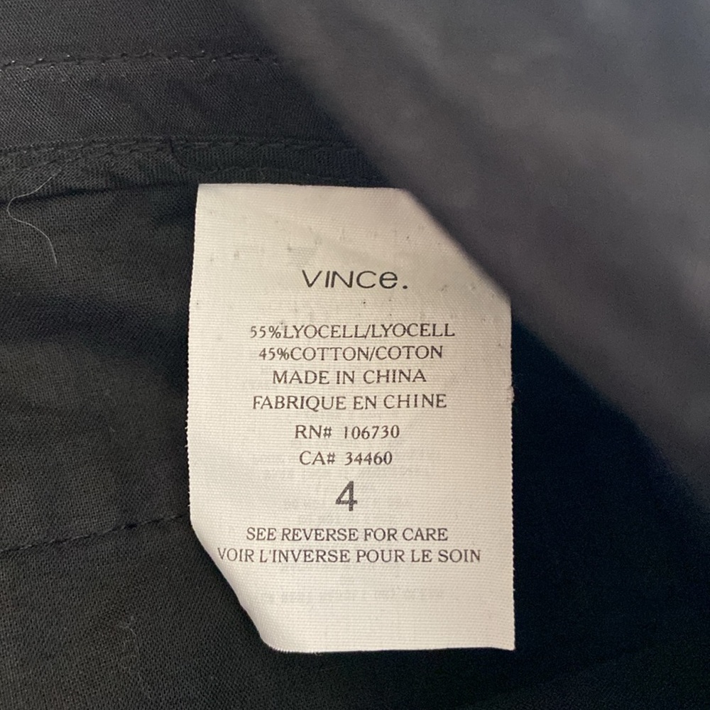 Vince. Fold Over Waist Trousers Size 4 - Picture 6 of 10
